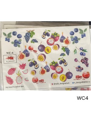 Gala Smart  Stıcker Naıl Art No:wc-4