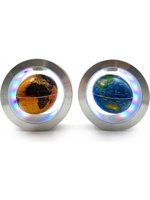 Kaia Life Manyetik Yuvarlak Ledli Dünya Küre