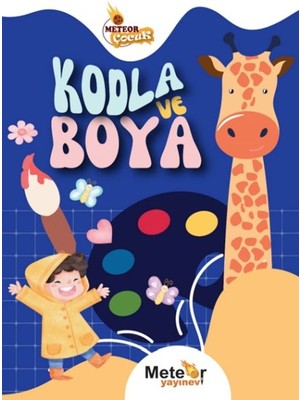 Meteor Yayınevi Kodla ve Boya Boyama Kitabı