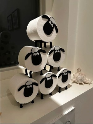 MisterionStudio 3’lü Tuvalet Kağıtlığı Seti – Üst Üste Dizilebilir, Pratik ve Şık Banyo Aksesuarı