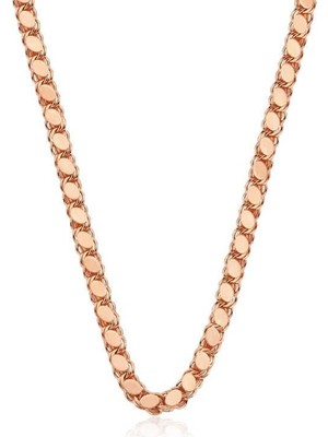 Inure Jewelry Gümüş Rose Pullu Arpa Zincir