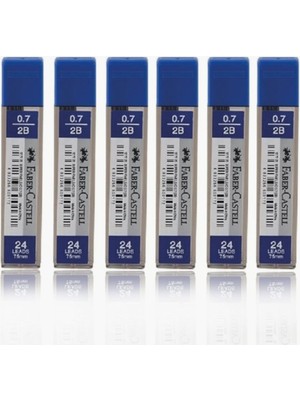 Hype Store Faber-Castell Faber Castell 6 Tüp 75MM 2b 0.7 Kalem Ucu