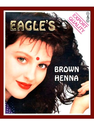 ModaSize Eagle's Orijinal Hint Kınası Saç Boyası Kahverengi - Brown Henna