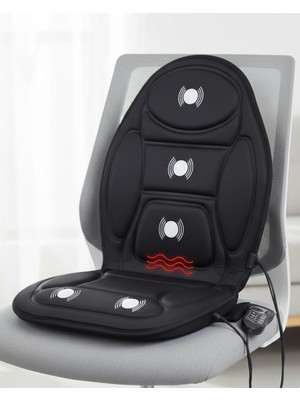 Sb Shopping Isıtmalı Masaj Koltuk Minderi Sırt Bel Boyun ve Kalça Destekli