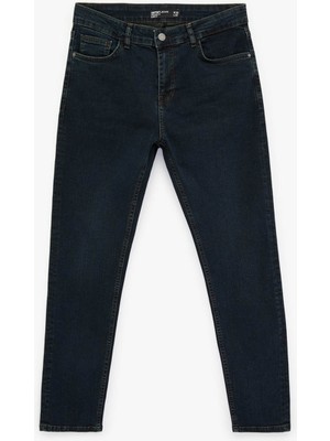 Koton Slim Fit Indigo Erkek Jean Pantolon 6SAM40144ND