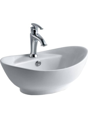 Lena - Tezgah Üstü Porselen Lavabo Outlet - E-5080-