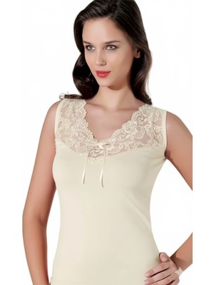 İlkyaz Fashion Ieg™ Şahinler Dantelli V Yaka Atlet B398