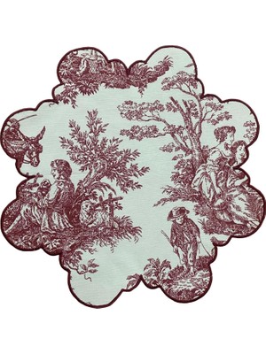 Demeter Concept Flower Toile De Jouy Amerikan Servis Takım