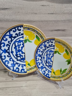 Konyax Pasta ve Servis Set 6 Kişilik Lemone