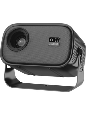 Kaia Life Everest PJ04 1280*720P 7500 Ansilümen 4K Destekli Andriod 13 Hd Pandora Siyah/gri Taşınabilir Projeksiyon