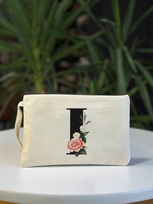 Bez Çanta Dünyası Bez Canta Dünyası I Harf Baskılı El Cantası