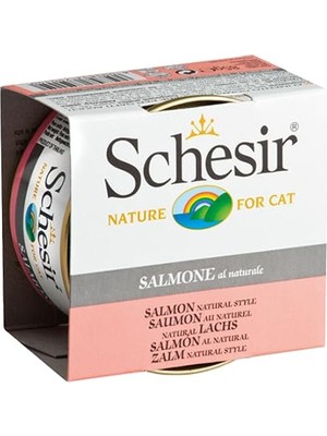 Hype Store Schesir Yetişkin Kedi Konservesi 85 gr Somonlu
