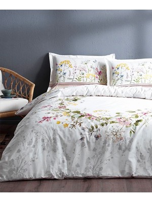 Özdilek Ranforce Jardin De Flor Çift Kişilik Nevresim Takımı
