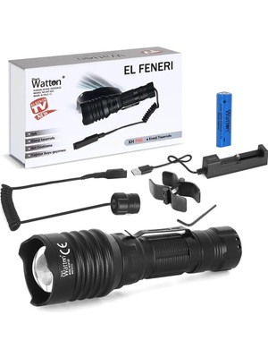 Magicool Tg-10 Şarjlı Profesyonel Av Feneri  WT-620