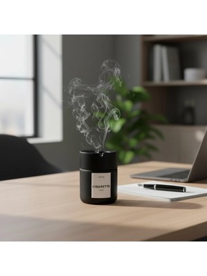 Kaia Life Siyah Cam Küllük