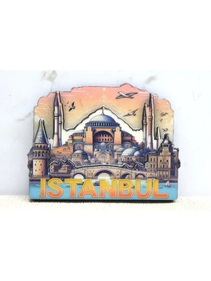 Magicool Ahşap Istanbul Temalı Magnet ALK4364