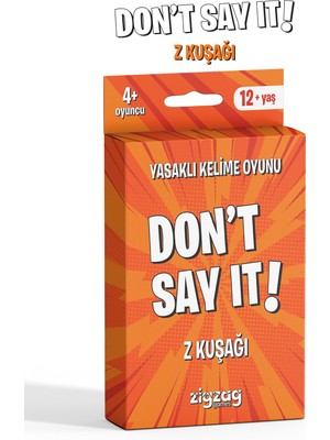 zigzag Don't Say It! - Z Kuşağı | Yasaklı Kelime Oyunu