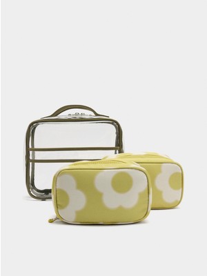 Parfois Kadın Çiçek Desenli Teknik Kumaş Çok Amaçlı Çanta