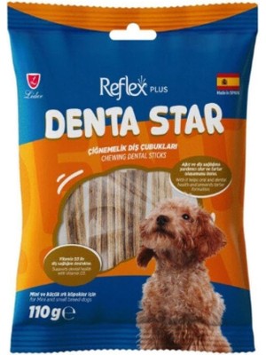 Hype Store Reflex Plus Dentastar Çiğneme Diş Çubukları Mini ve Küçük Irk Yetişkin Köpek Ödülü 110 gr