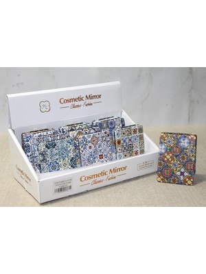 Kaia Life Taşlı El Aynası Dikdörtgen Ince Model 3