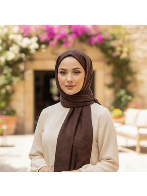 Revam Collection Kazayağı Deseni İpeksi Jakar Şal