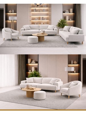 İnegöl Mobilya Maldiv Koltuk Takımı  3-3-1-1