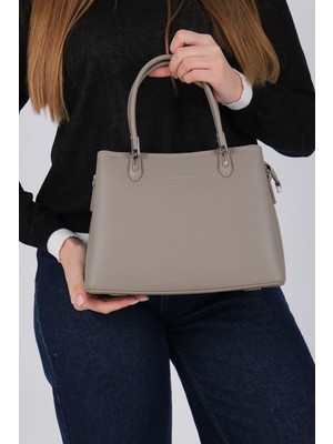Silver & Polo SP1233 Kadın El Çantası  Vizon