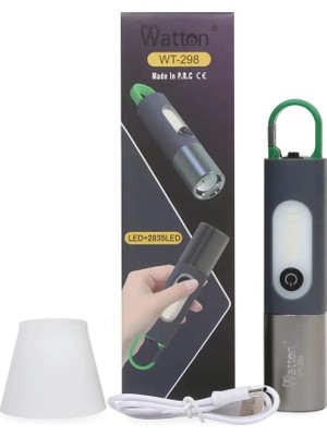 Magicool Type-C Girişli 750 Lümen Şarjlı Kamp Lambası  WT-298