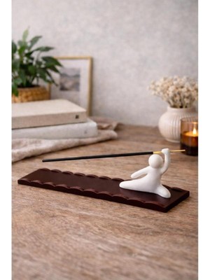 MisterionStudio Minimalist Insan Figürlü Tütsülük | Dekoratif Tütsü Tutucu | Bohem Ev Dekoru