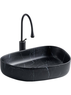 Lena - Tezgah Üstü Porselen Lavabo Outlet - E-2107SM-