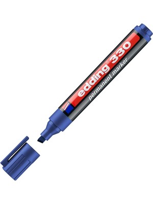 Hype Store Edding 330 Permanent Markör - Mavi - 1 Kalem - 1-5 mm Kesik Uçlu