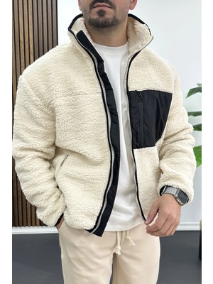 Edwox Erkek Normal Kalıp Peluş Hırka EDW447