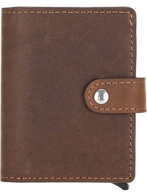 Gp Iguana Palermo Deri Cüzdan Kartlık Mekanizmalı G2 Kahve