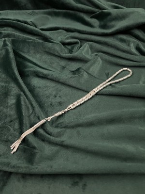 İkonive 925 Ayar %100 Gümüş Tesbih - Düz Kapsül Kesim Küçük Boy - Hediyelik