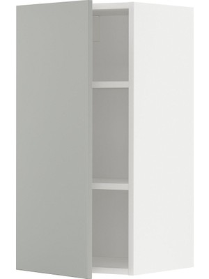 Hobiurun Mutfak duvar dolabı, HAVSTORP açık gri, 40x80 cm, 1 kapaklı