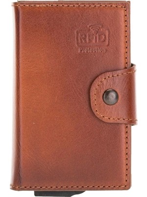 Shoplet Buğz Mondello Magic Deri Kartlık RST2EF Taba