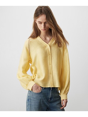 Miss İpekyol Dokulu reglan kol bluz IS1260006051087