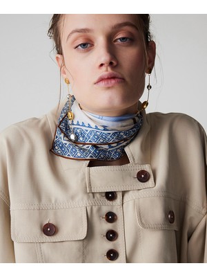 İpekyol Kontrast düğmeli ceket IS1260005070003