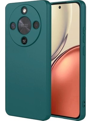 Adige Honor Magic 8 Lite Kılıf Lansman Silikon Içi Kadife + Ekran Koruyucu