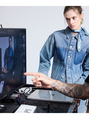 İpekyol Raw edge denim ceket IS1260005052CC2