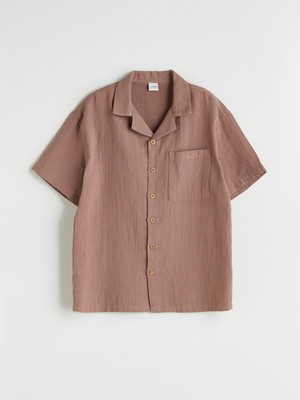 Lc Waikiki Yeni Sezon Resort Yaka Müslin Erkek Çocuk Gömlek