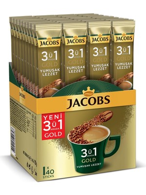 Jacobs 3ü1 Arada Yumuşak Lezzet 1 Kutu 40 Adet 18 G