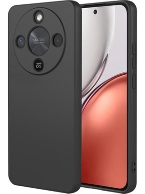 Adige Honor Magic 8 Lite Kılıf Lansman Silikon Içi Kadife + Ekran Koruyucu