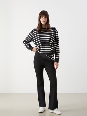 Lc Waikiki Yeni Sezon Beli Lastikli Ispanyol Paça Kadın Tayt Pantolon