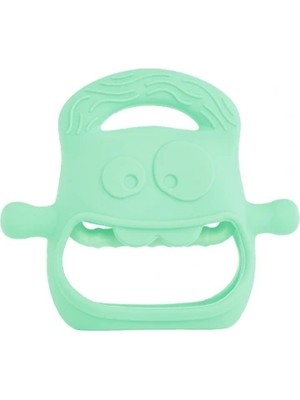 Shoplet Buğz Açık Yeşil Bebek Silikon Diş Kaşıyıcı