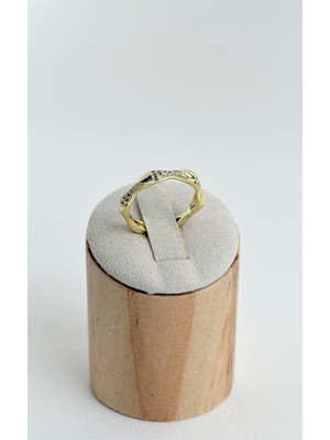 Sacha Zirkon Taşlı Kemik Model Ayarlanabilir Yüzük