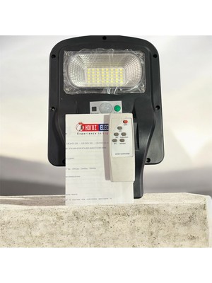 Horoz 50W Güneş Enerjili Sokak Lambası Solar Ayak Dahil
