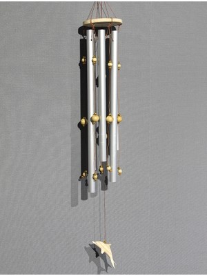 Shoplet Buğz Boncuklu Metal Rüzgar Çanı Model 1