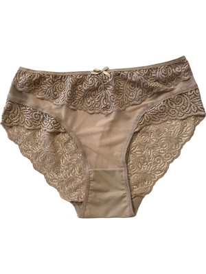 Linotti Bayan Yüksek Bel Büyük Beden Dantel Külot (Xl-2xl)