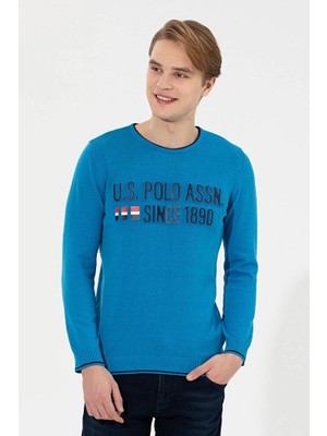 U.S. Polo Assn. Erkek Bisiklet Yaka Triko Kazak